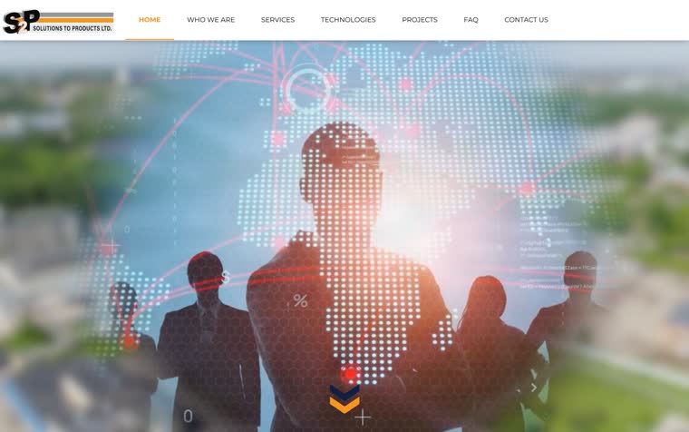 צילום מסך של האתר s2psolutions.com